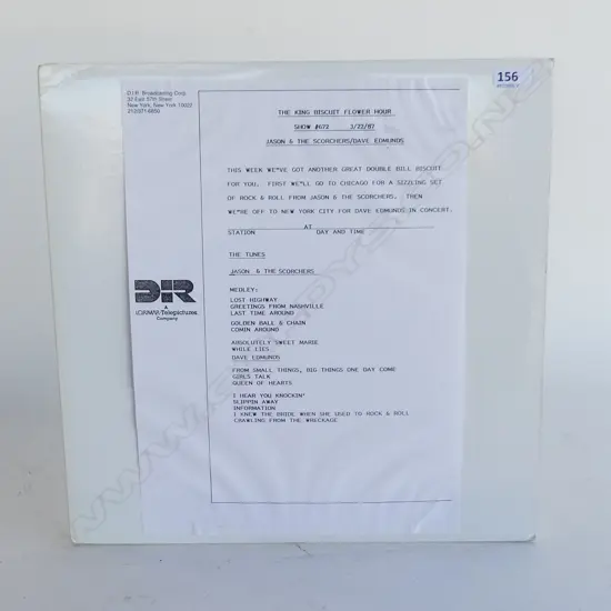 Jason & The Scorchers / Dave Edmunds, The King Biscuit Flower Hour